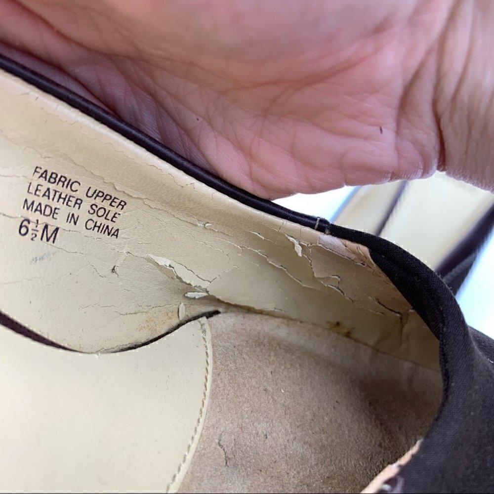 Circa Joan David Womens heels size 6.5 brown mules - Picture 10 of 13